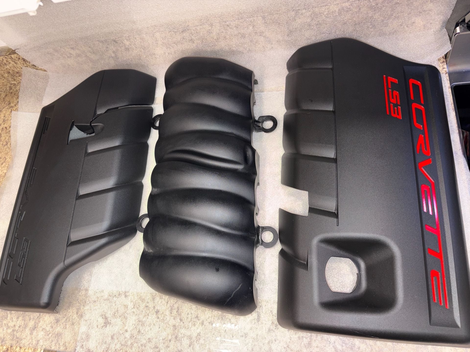 08-13 Chevrolet Corvette C6 LS3 6.2L Engine Cover Set Intake Cover 3 Piece 6