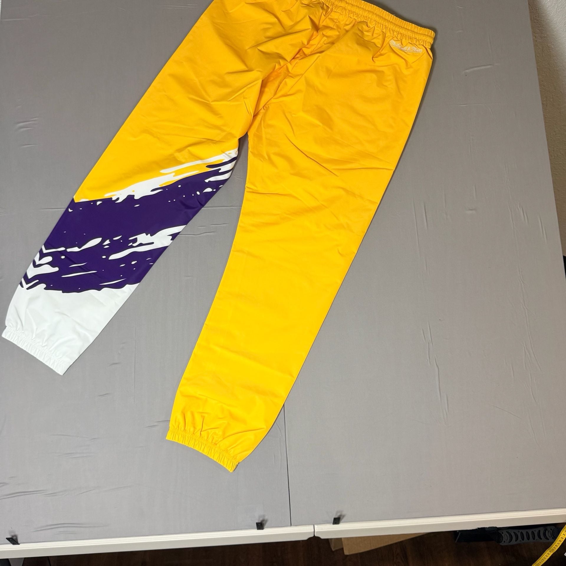 Prairie View A&M University Nylon Track Pants Size L Yellow Purple White 5