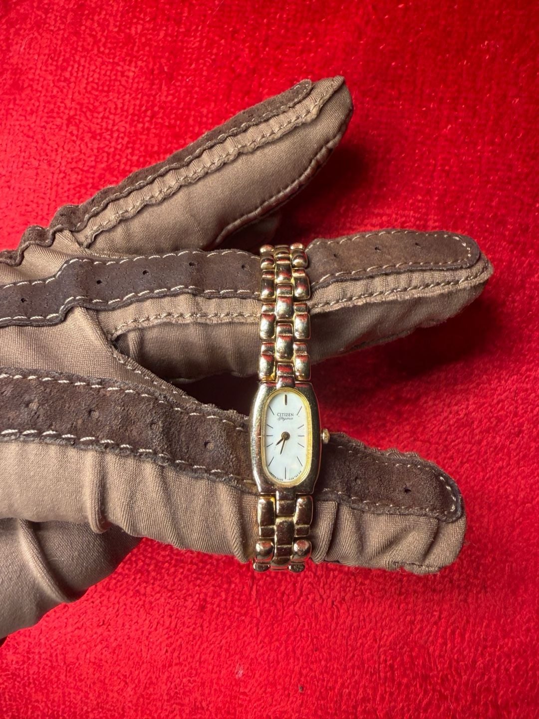 Citizen Elegance Gold Tone Oval Dress Watch 2