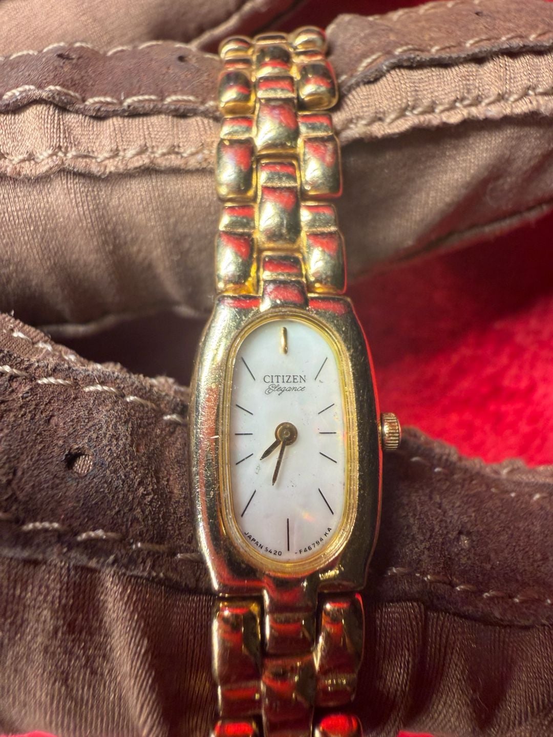Citizen Elegance Gold Tone Oval Dress Watch 3