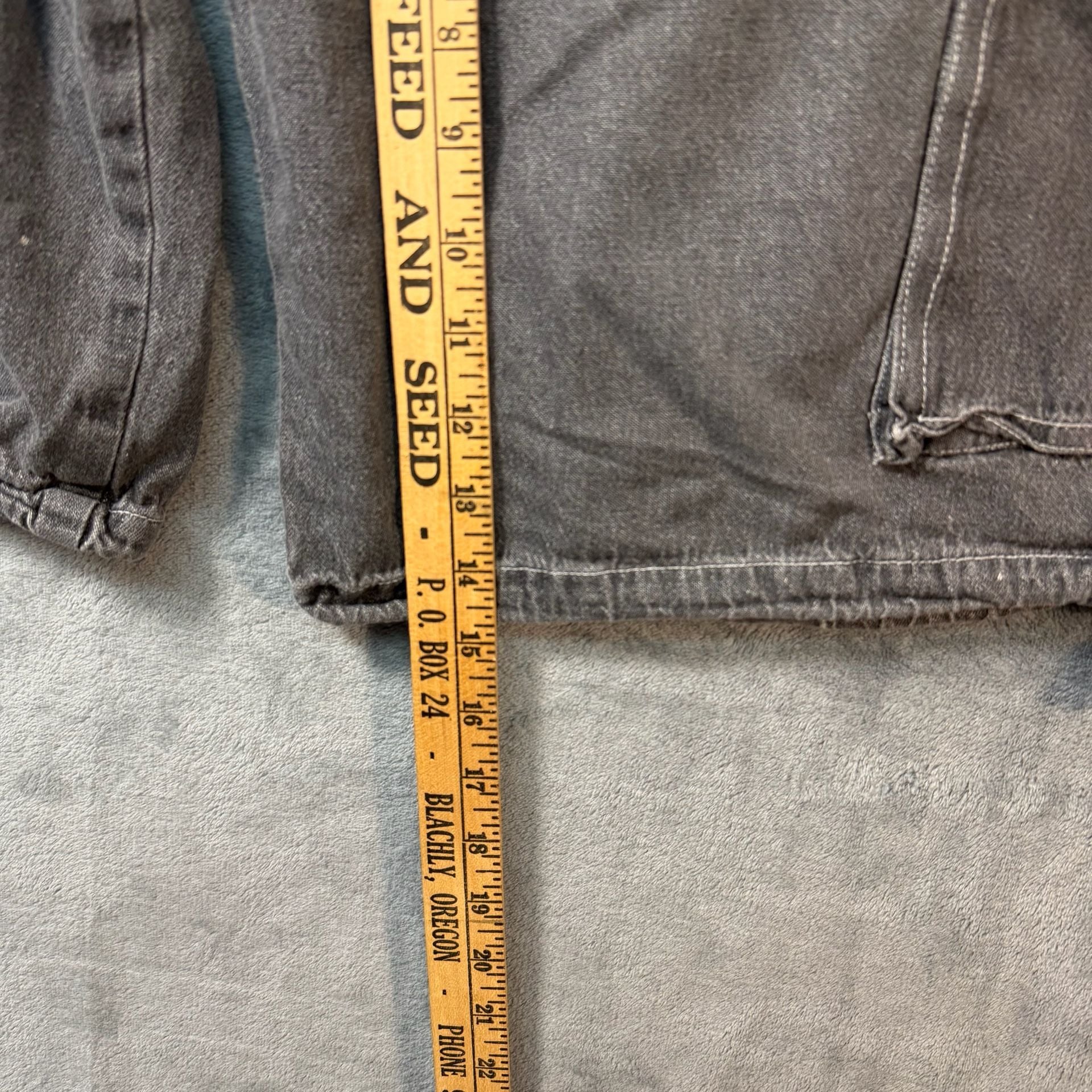 Veezo Cargo Shorts Size 38 Gray Denim 7