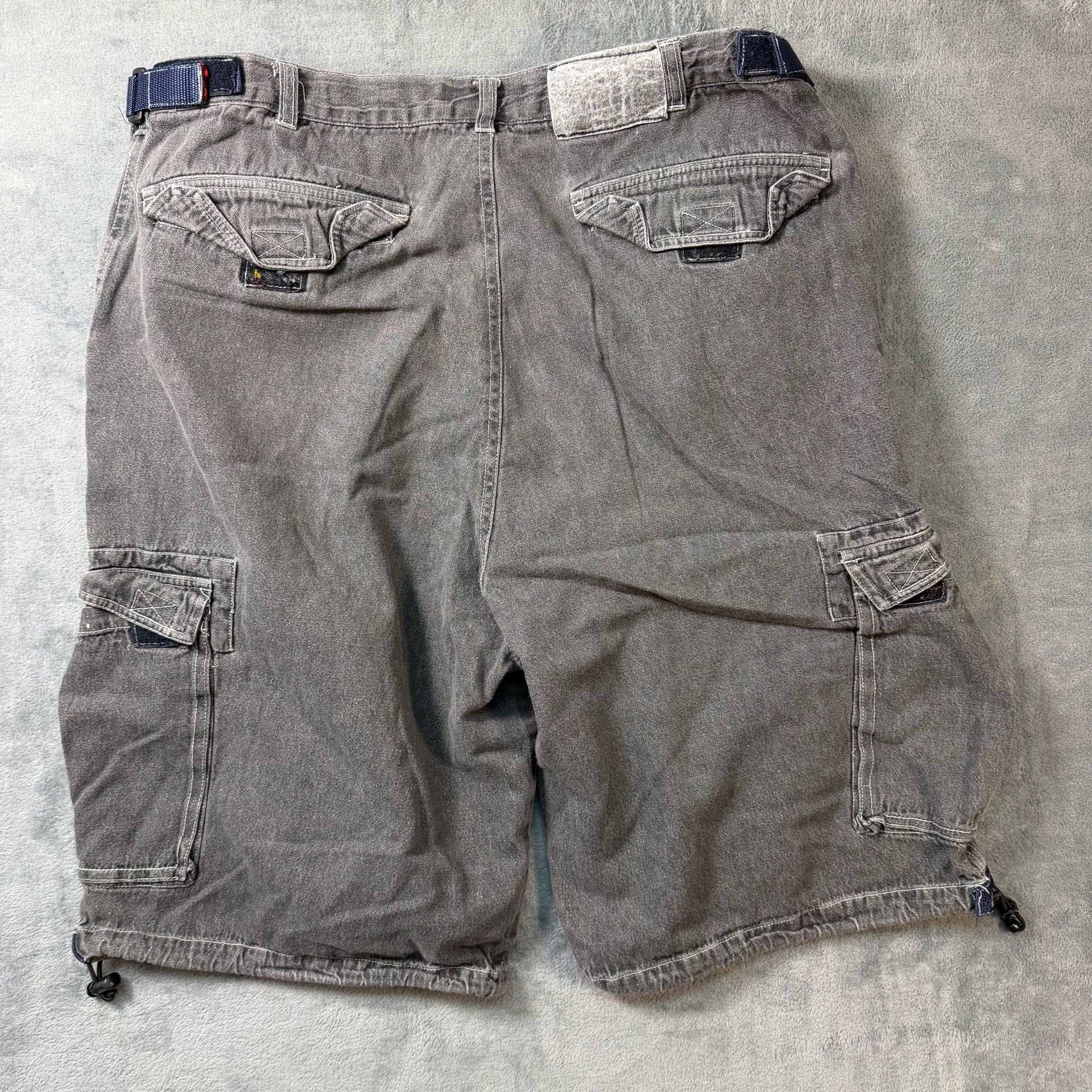 Veezo Cargo Shorts Size 38 Gray Denim 8