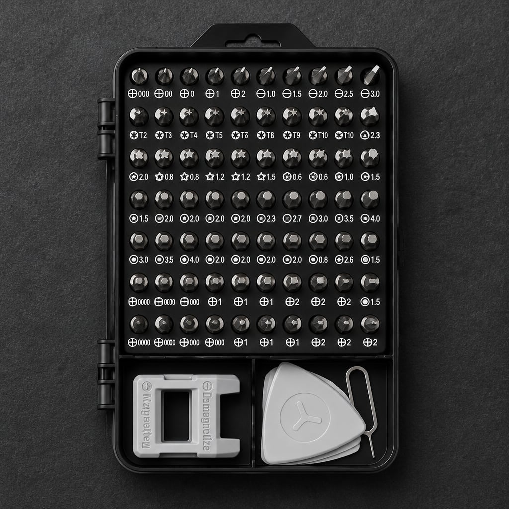 Precision Screwdriver Set | 115-in-1 Electronic Repair Tool Kit 3