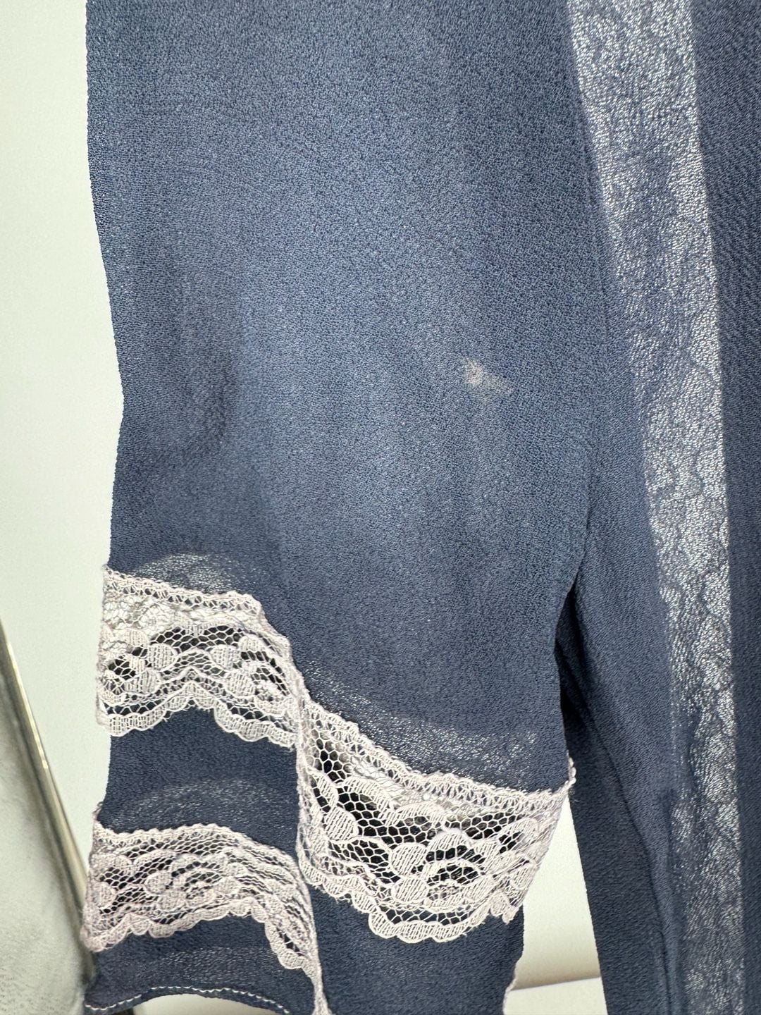 Reformation Navy Blue Lace Midi Dress 12