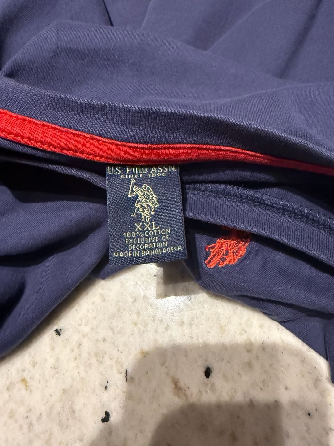 U.S. Polo Assn. Long Sleeve Pocket T-Shirt Size XXL Blue Cotton Logo 4