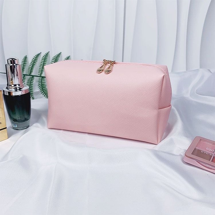 Unique Bargains PU Leather Waterproof Makeup Bag Cosmetic Case ..., 14