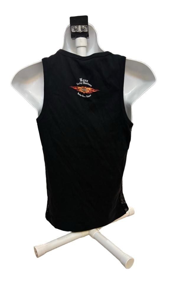 2004 Harley-Davidson Kona Hawaii Live To Ride Tank Top Black Mesh Sides 7