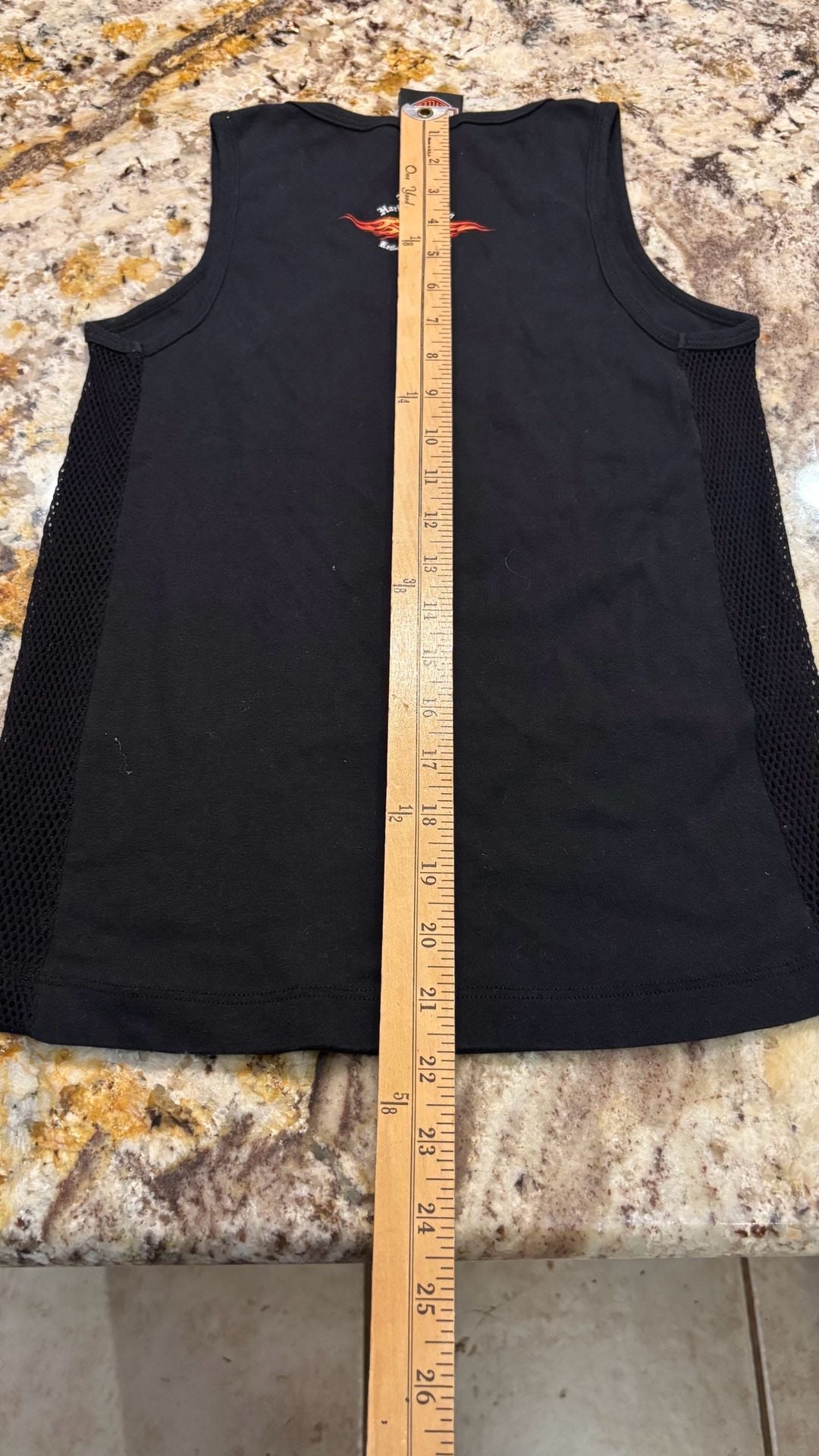 2004 Harley-Davidson Kona Hawaii Live To Ride Tank Top Black Mesh Sides 9
