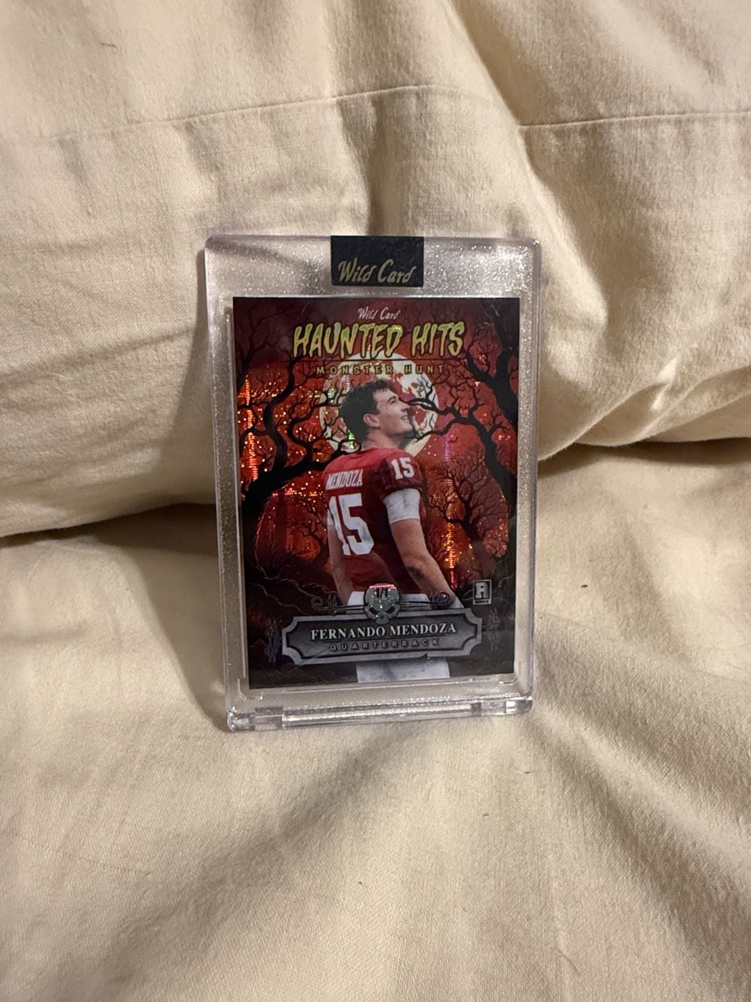 Fernando Mendoza TRUE 1/1 HAUNTED HITS CASE HIT 1