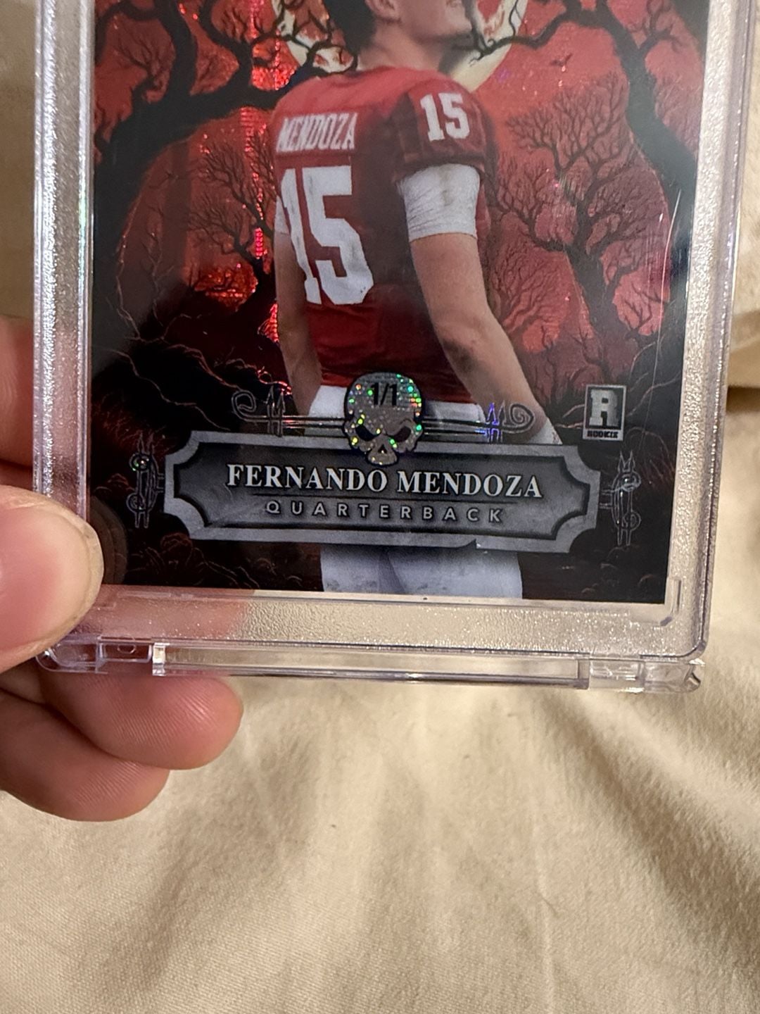 Fernando Mendoza TRUE 1/1 HAUNTED HITS CASE HIT 2