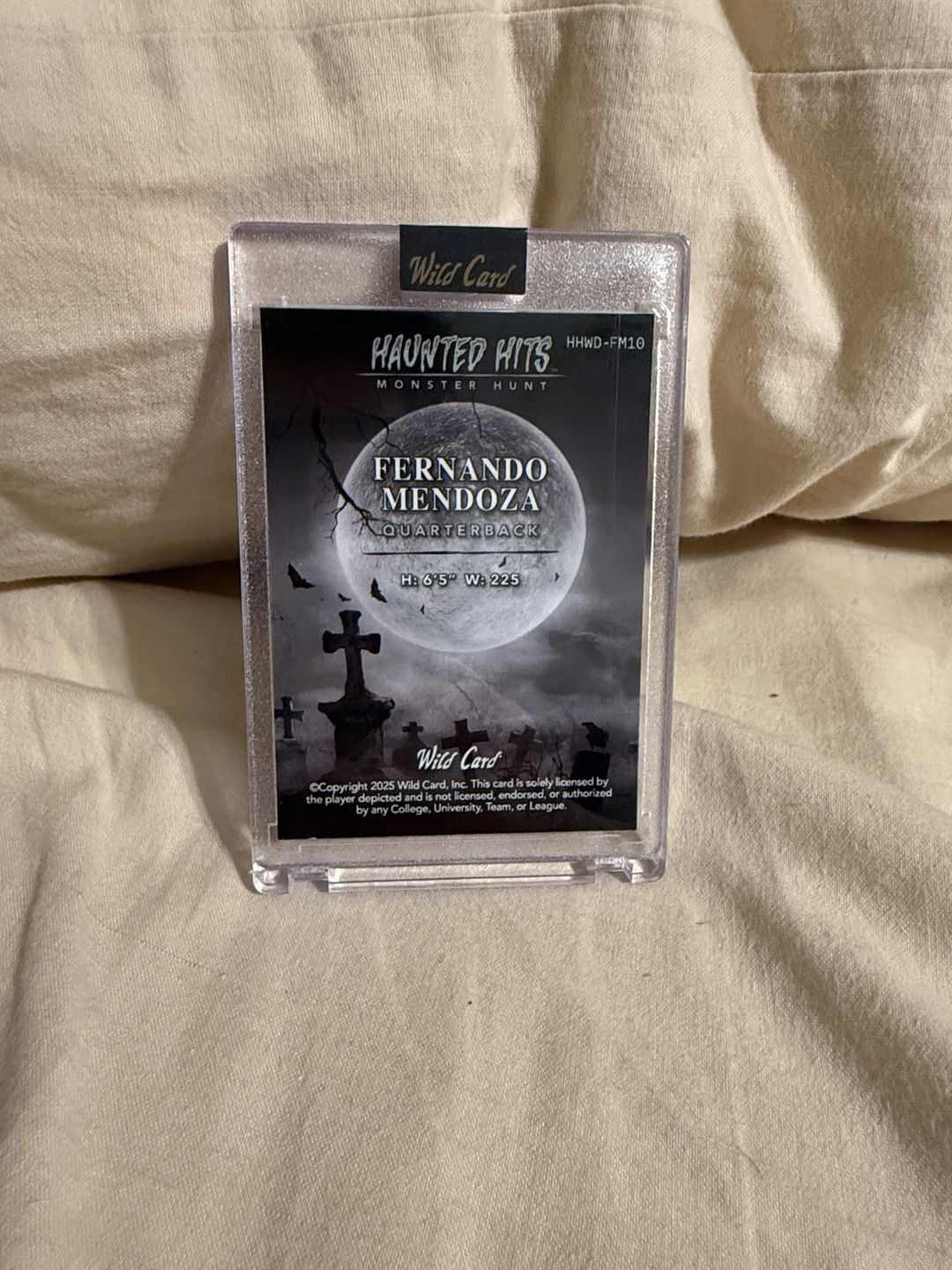 Fernando Mendoza TRUE 1/1 HAUNTED HITS CASE HIT 3