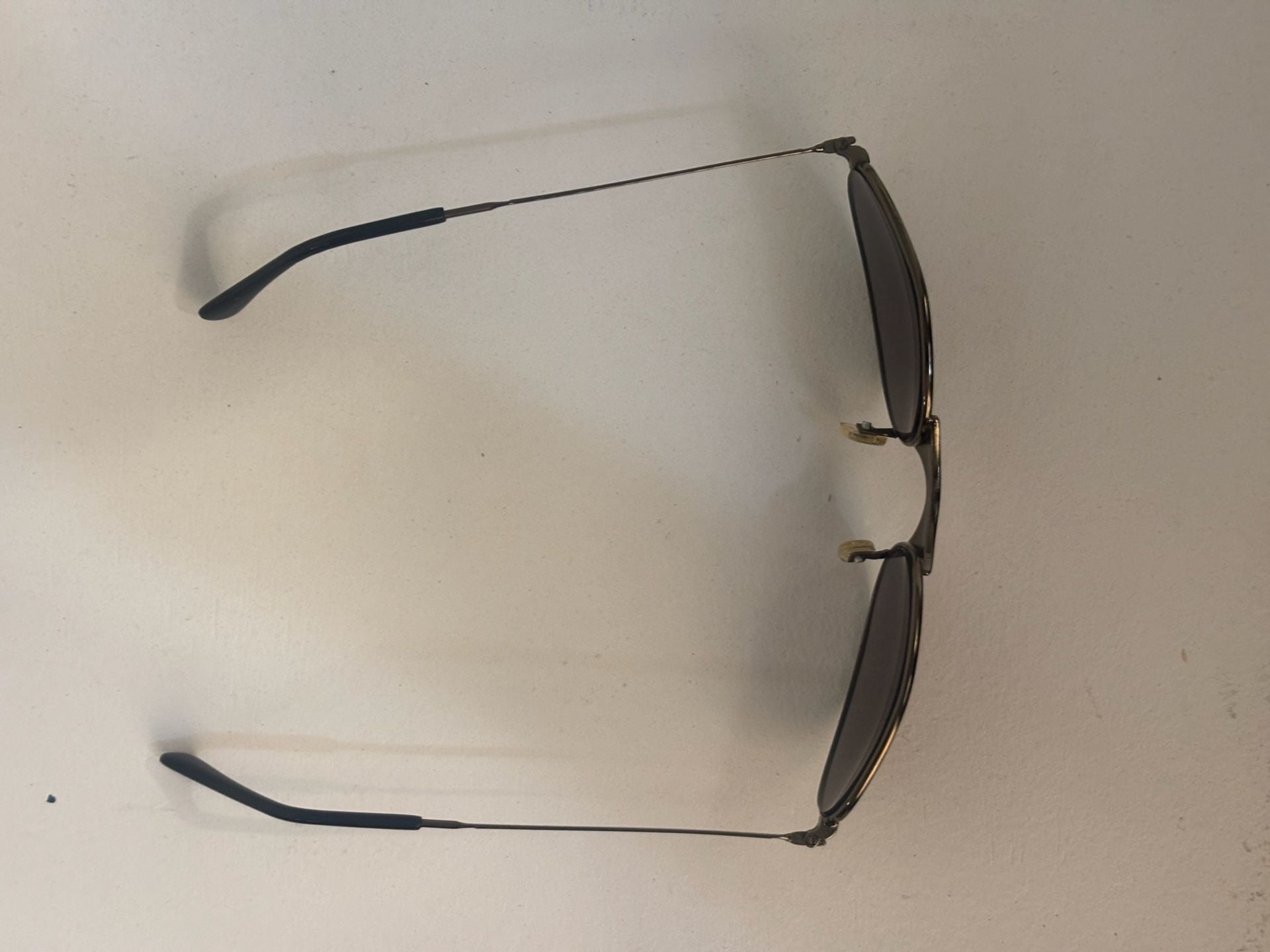 Vintage “Oakley style” Sunglasses Pewter Frame Black Lenses 9
