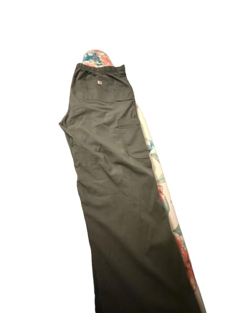 Carhartt Scrub Pants Size XL Green Medical Cargo C54108 Regular XL 6
