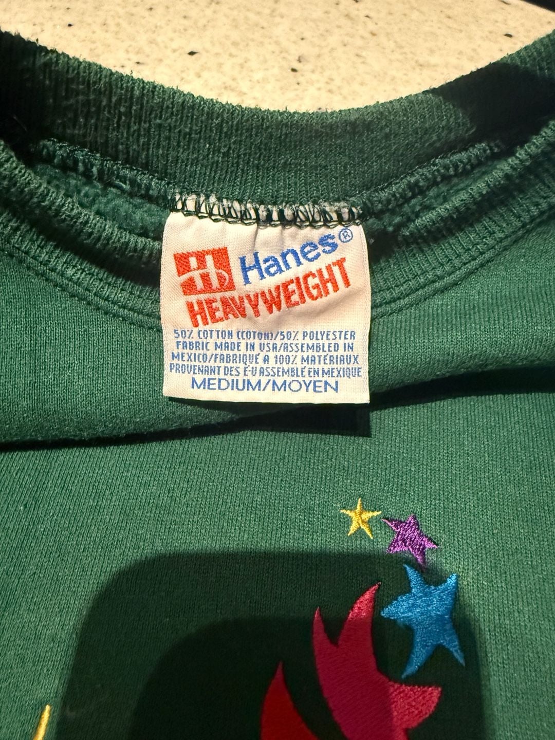 Vintage Atlanta 1996 Olympic Games Embroidered Green Sweatshirt 4