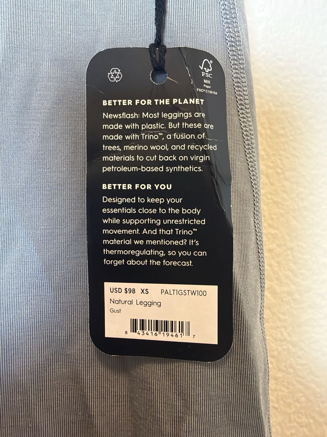 Allbirds Leggings Gray Size S New With Tags 3