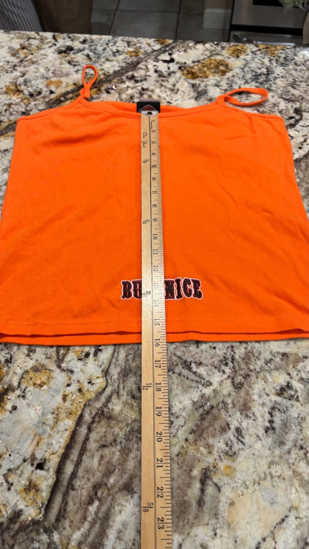 2007 y2kHarley-Davidson Naughty But Nice Camisole Tank Top Orange XL Orlando 8