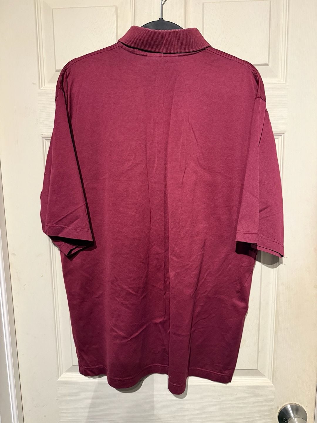 90s Augusta National Golf Shop Slazenger Polo Shirt Size M Burgundy 4