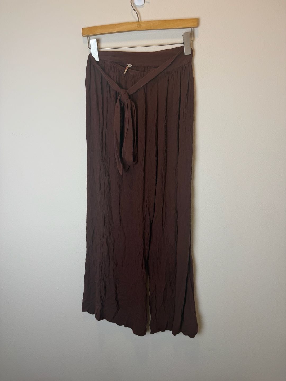 Free People Brown Wide Leg Pants 2