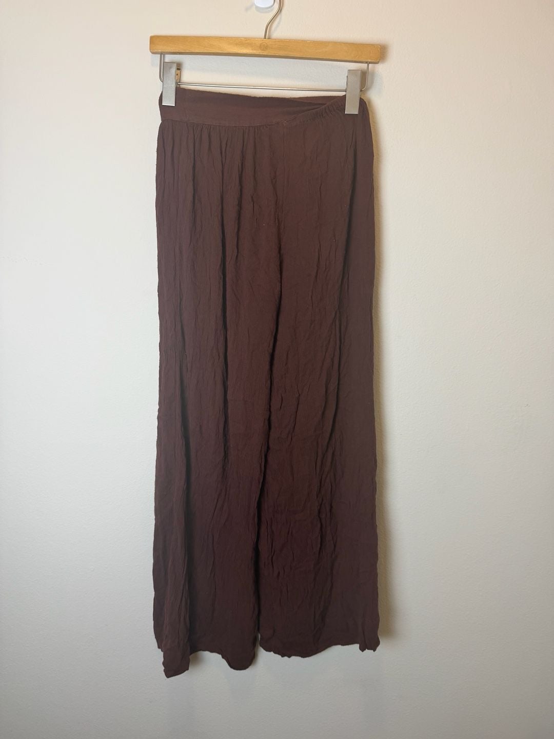 Free People Brown Wide Leg Pants 4