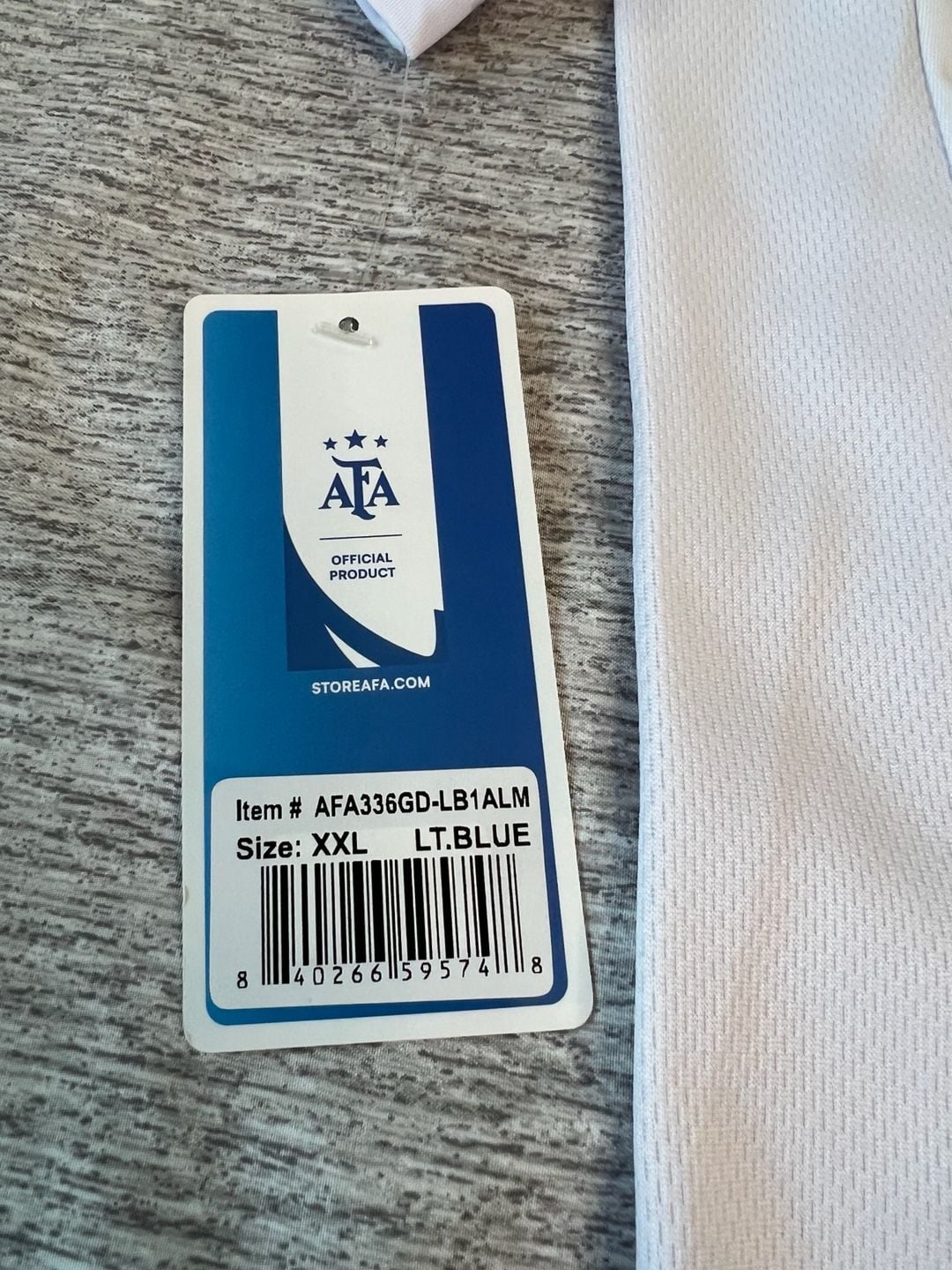 AFA Argentina Messi 10 Soccer Jersey Size XXL Blue White 10