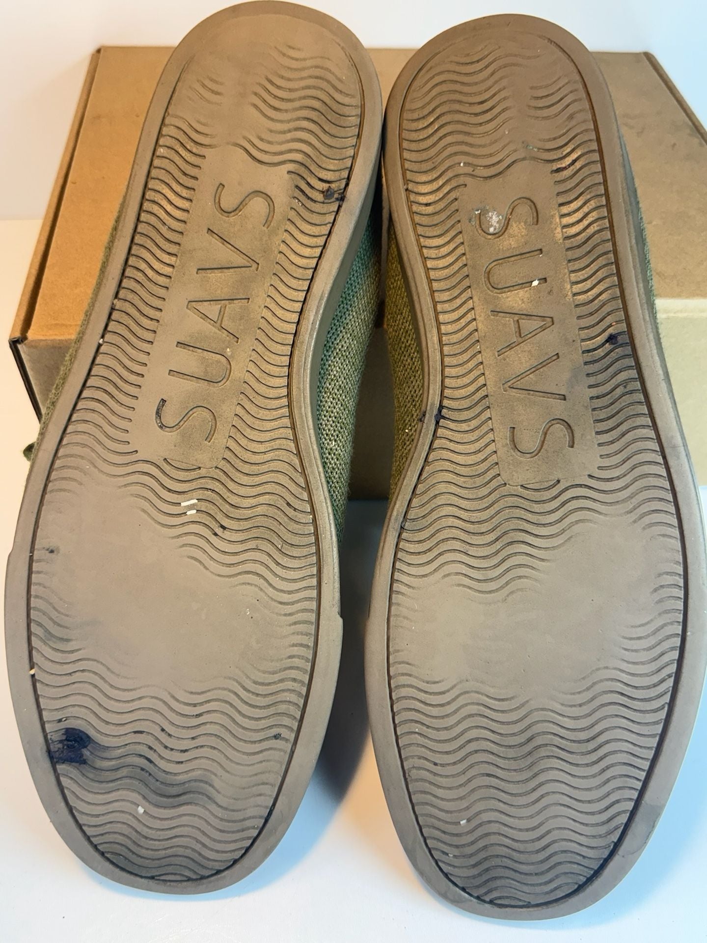 Suavs Zilker Sneakers Olive Green Size 11 4