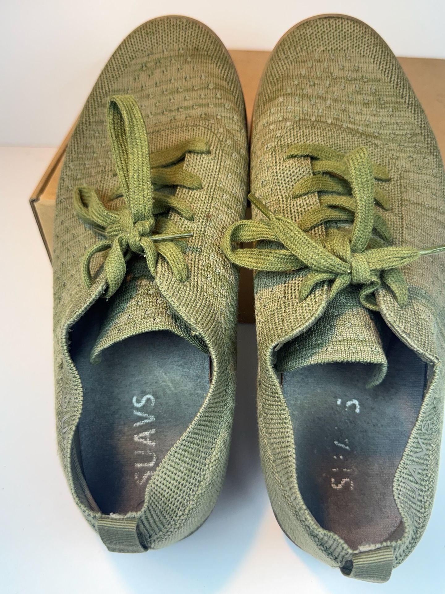 Suavs Zilker Sneakers Olive Green Size 11 5