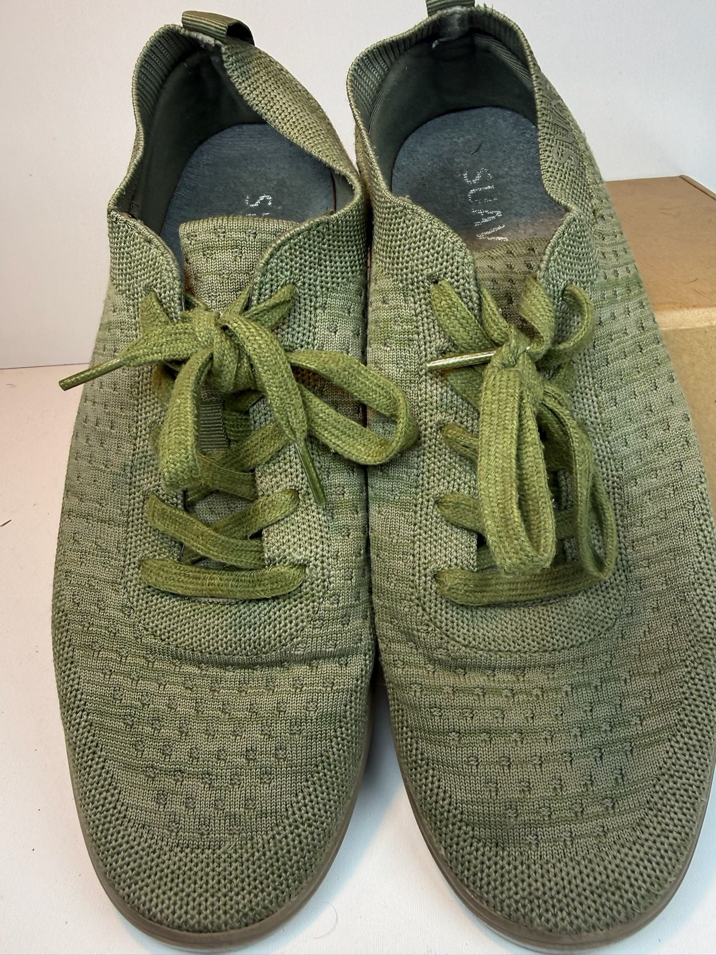 Suavs Zilker Sneakers Olive Green Size 11 7