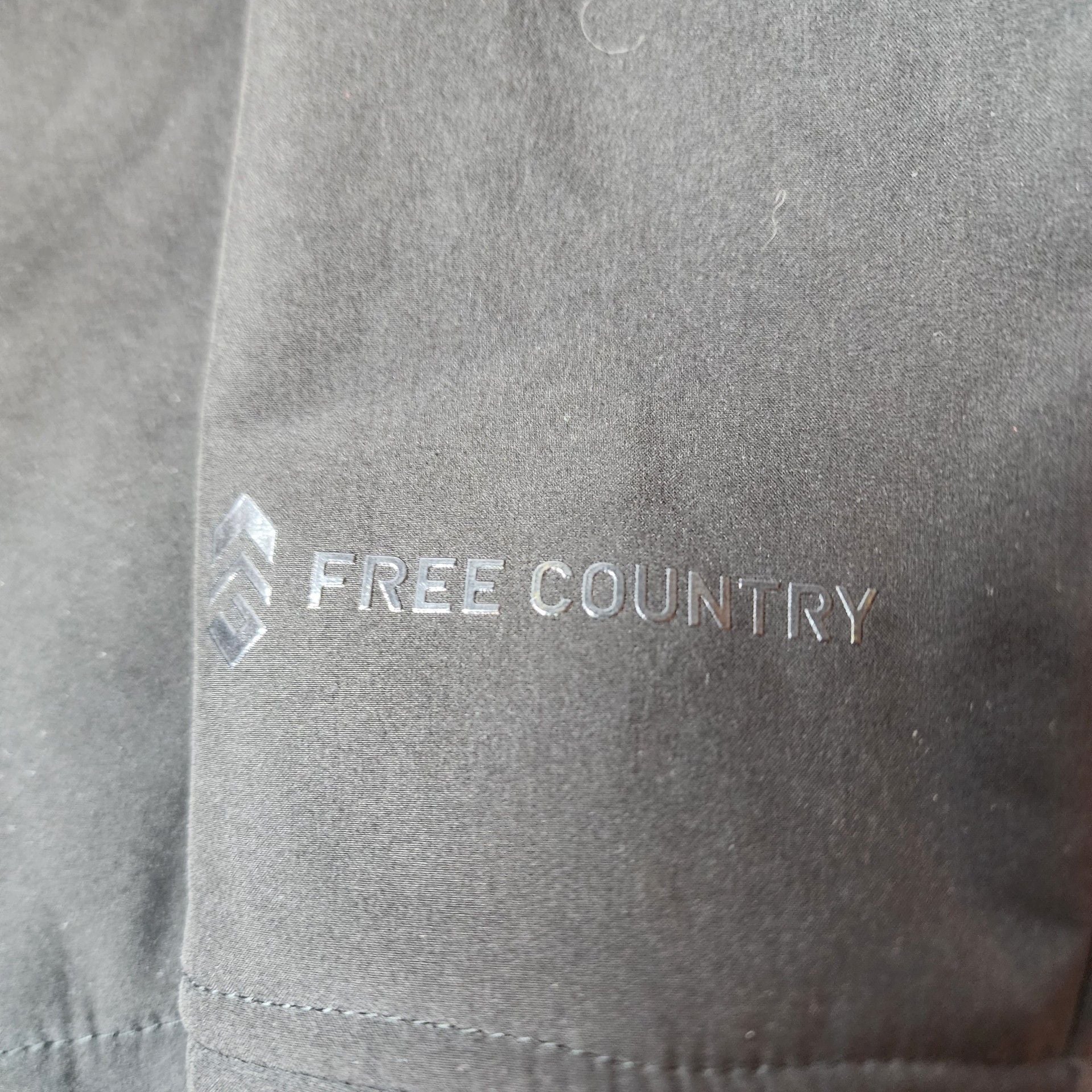 Free Country Quilted Softshell Hooded Jacket Size M Black Fleece Lined 5
