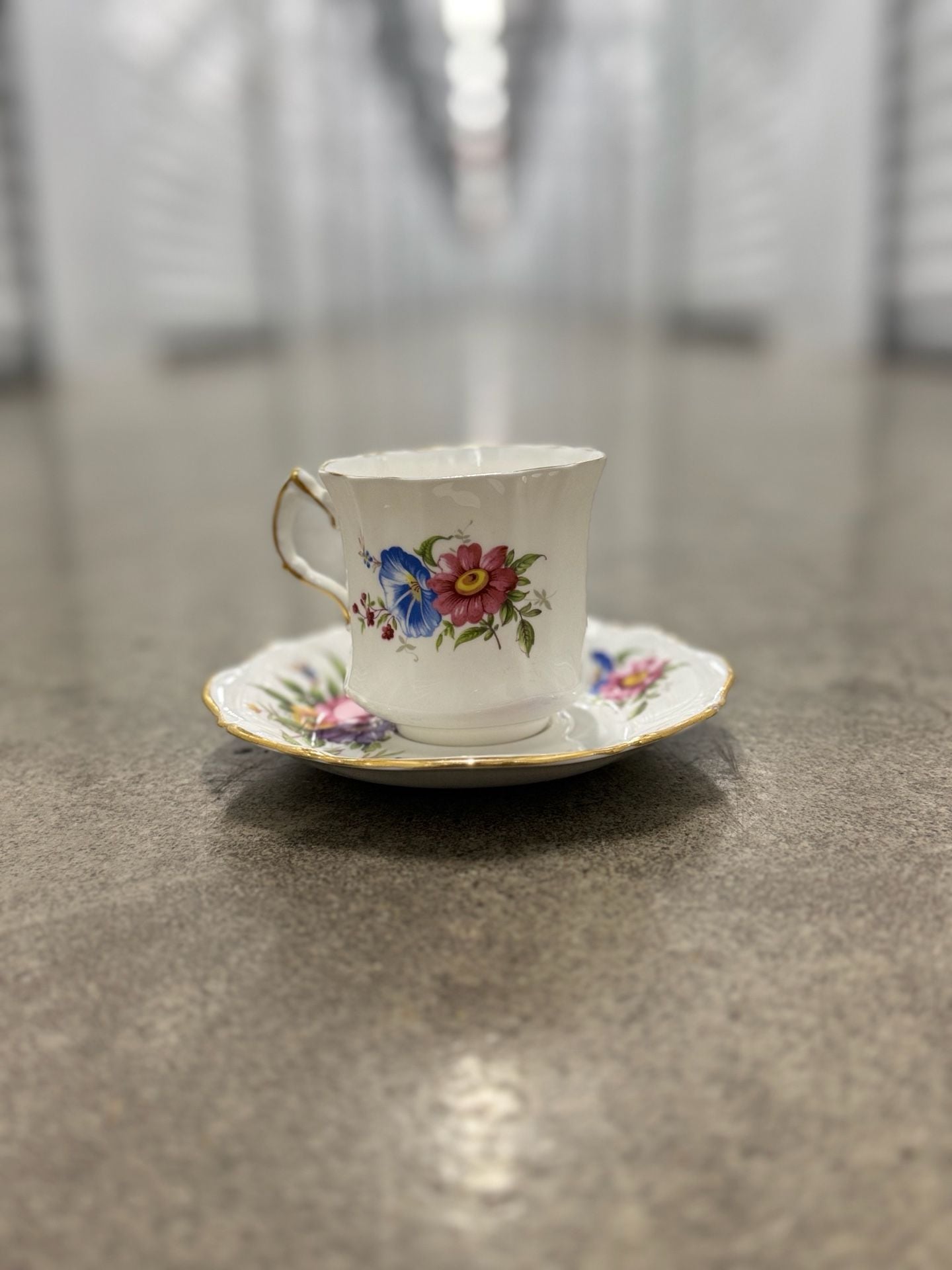 Hammersley Fine Bone China Floral Tea Cup And Saucer 3