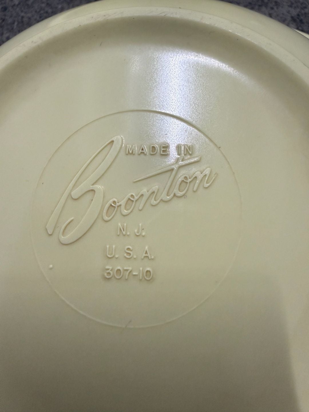 Boonton Melamine Yellow Handled Bowl Set 307-10 3