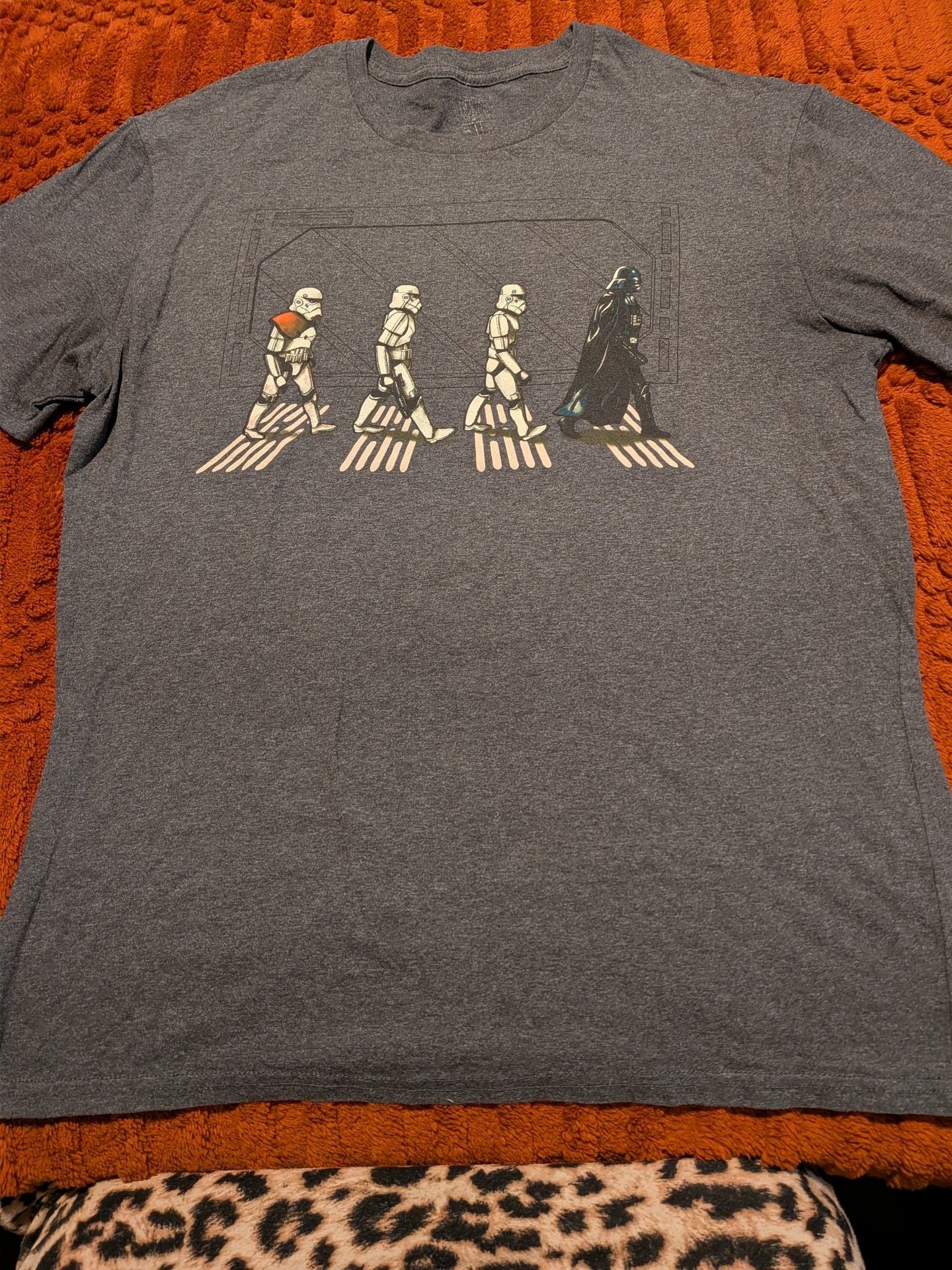 Star Wars Abbey Road Graphic T-Shirt Gray 1
