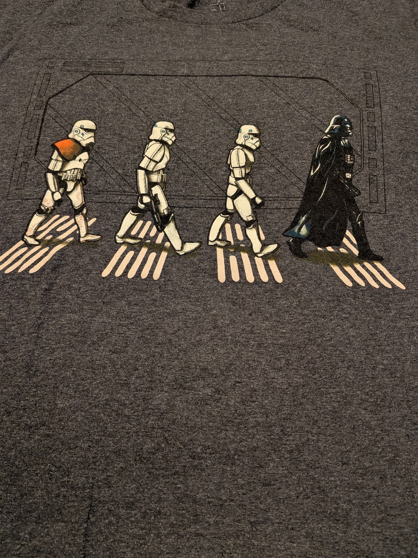 Star Wars Abbey Road Graphic T-Shirt Gray 2