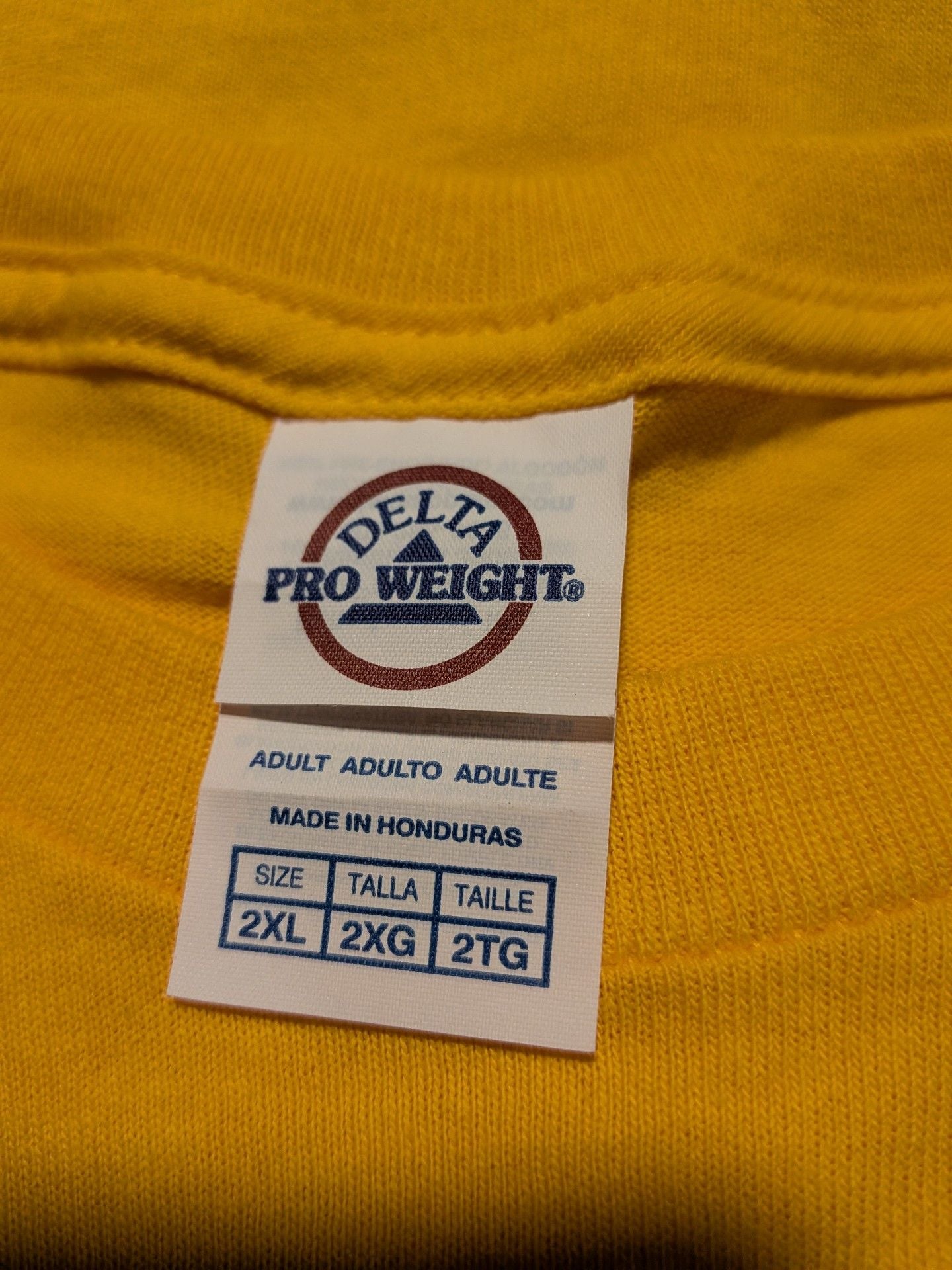 Delta Pro Weight San Diego Padres T-Shirt Size 2XL Gold 3