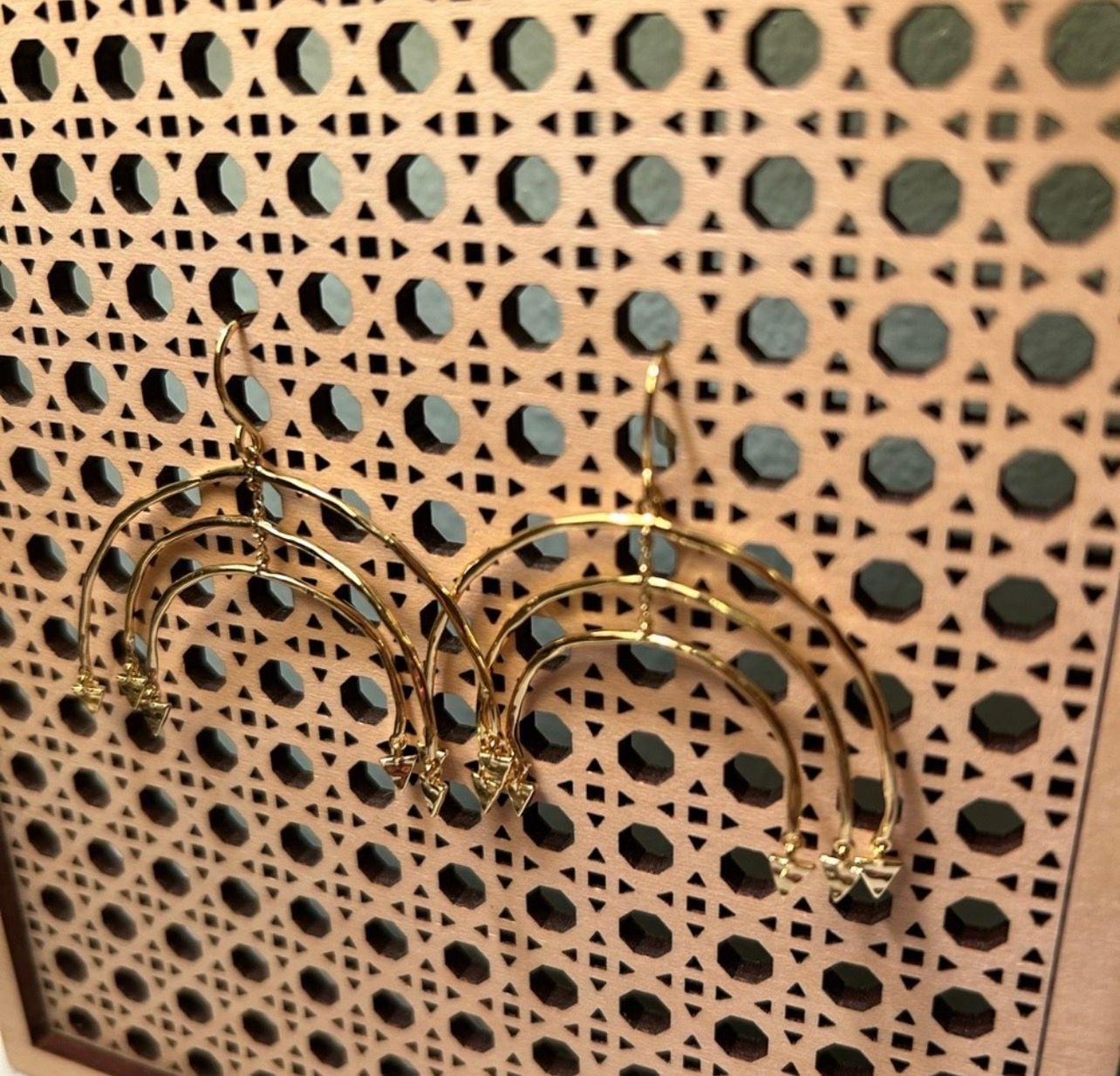 Gorjana Gold Arches Dangle Earrings #0303 3