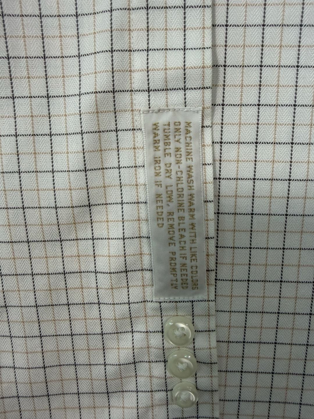 Nordstrom Smartcare Plaid Button Down Dress Shirt Size 16.5-34 4