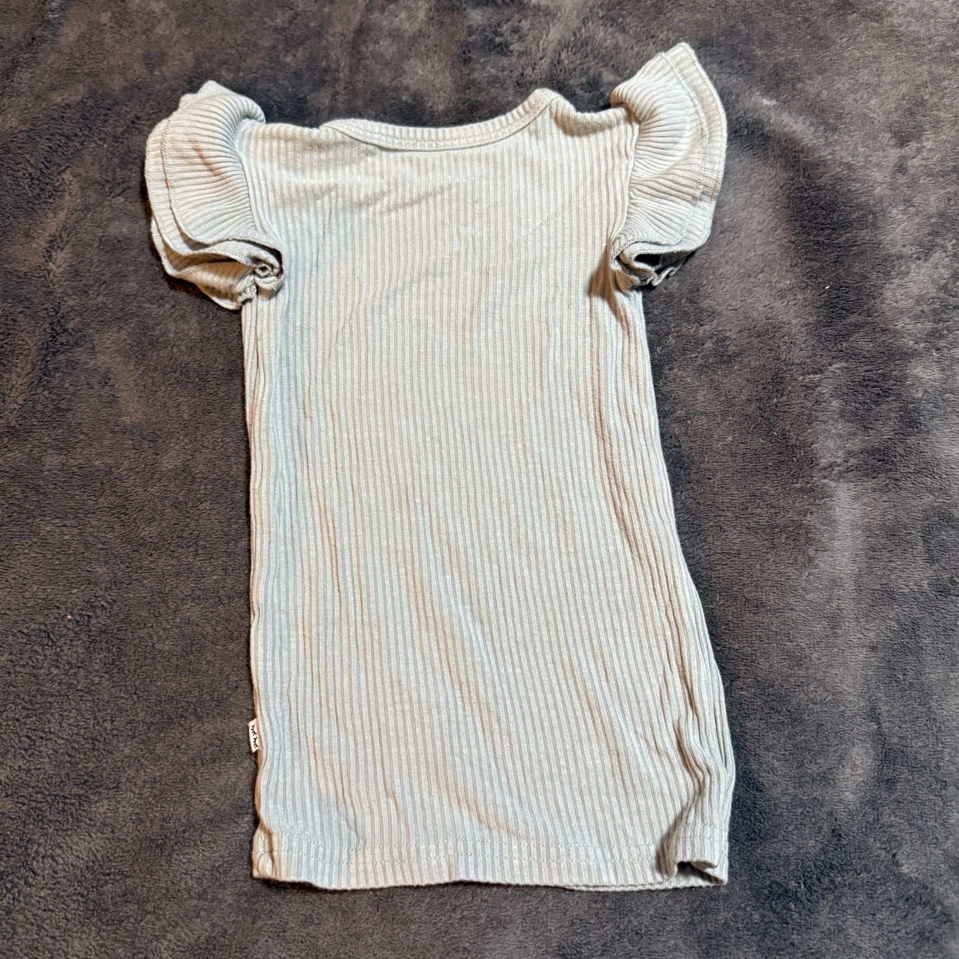 Little Sleepies 12-18M Play Ruffle Sleeve Ribbed Shirt 5