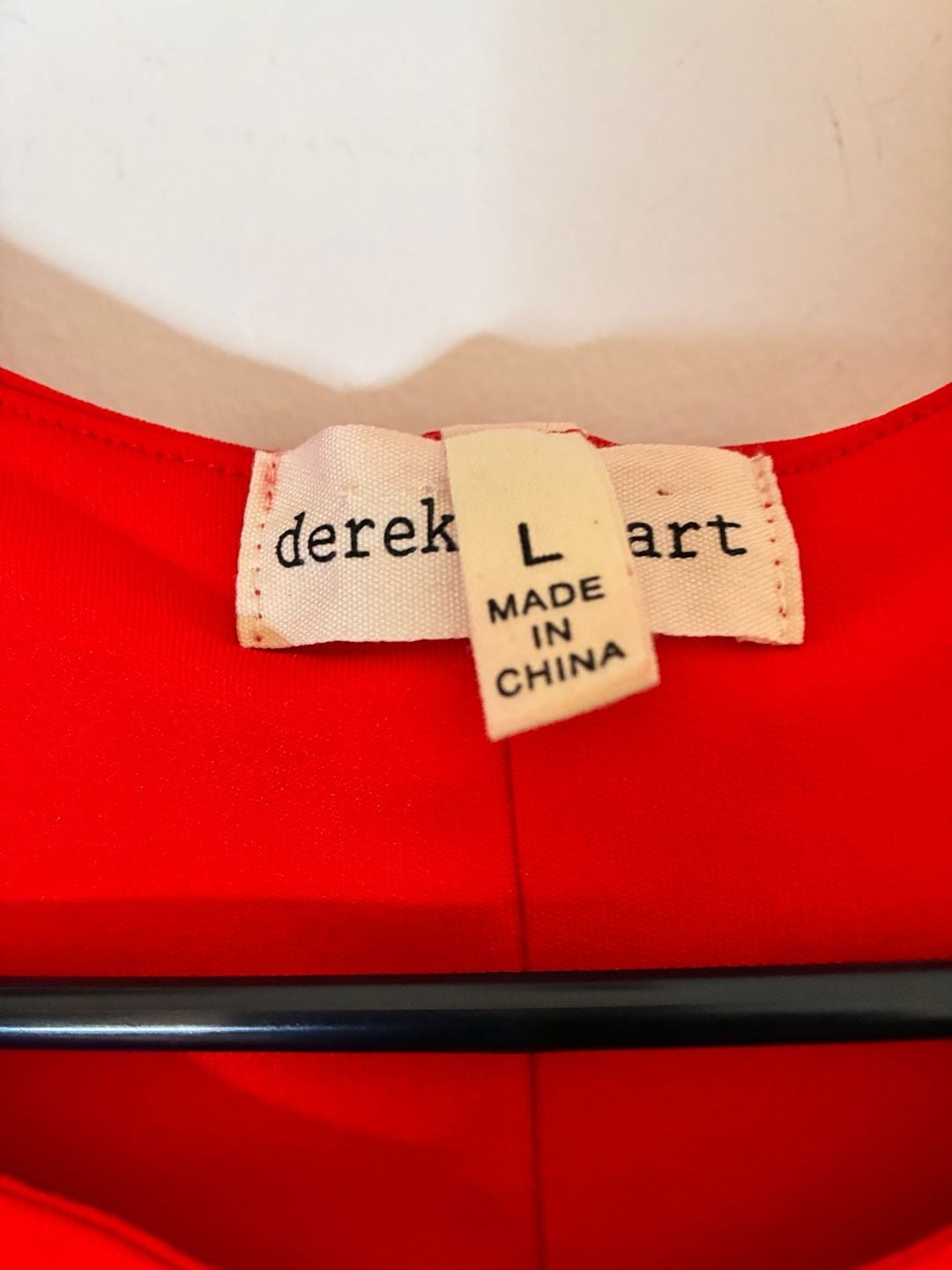 Derek Heart Maxi Dress Size L Red Bodycon High Neck Sleeveless 6