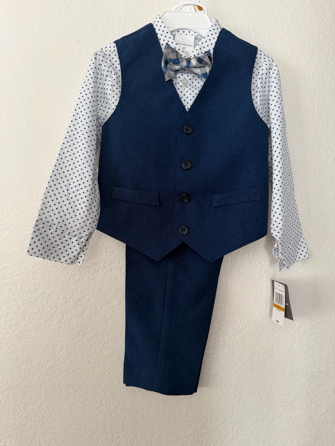 Van Heusen 4-Piece Vest Set Size 3T Blue 1