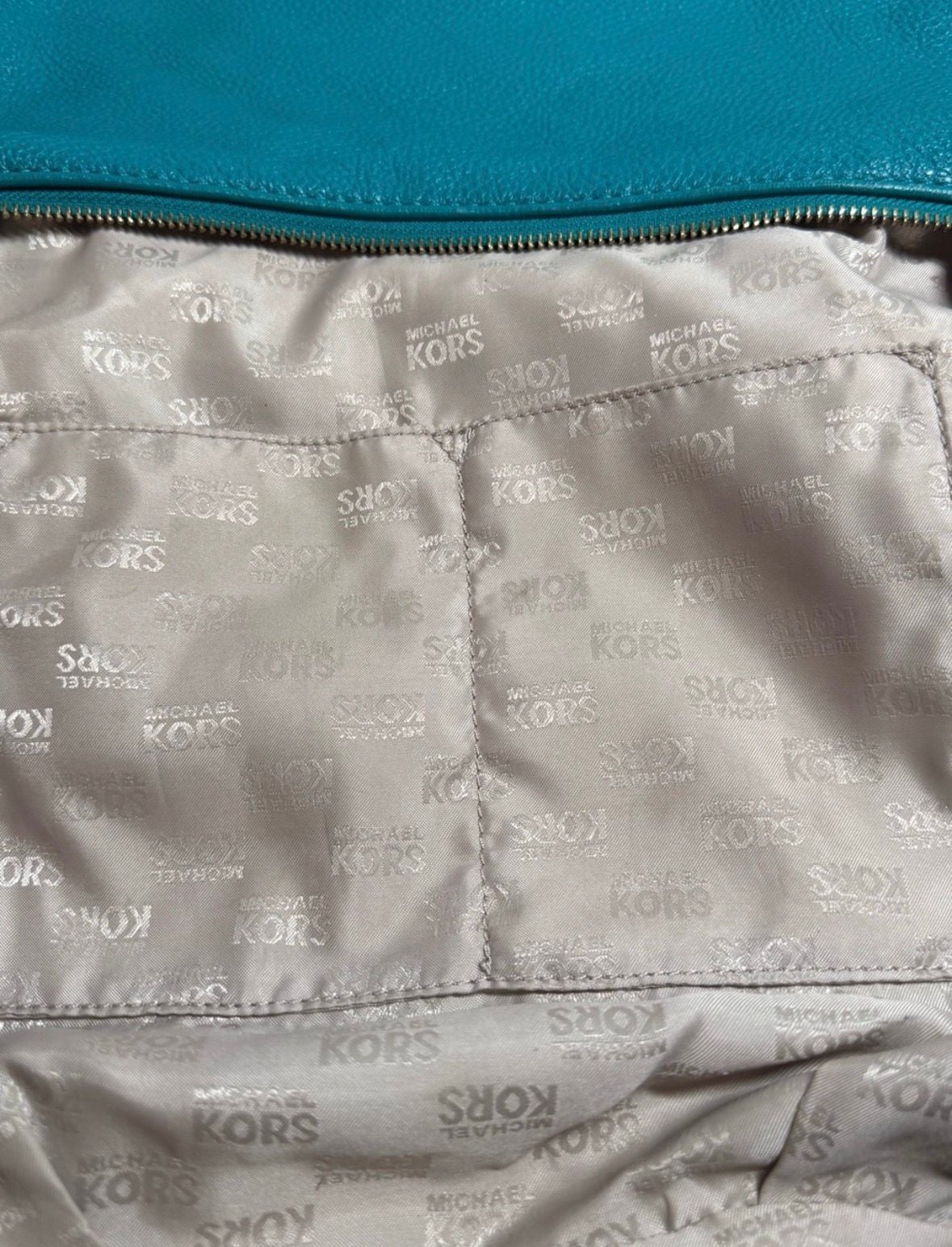 Michael Kors Jade Green Pebbled Leather Bag 8