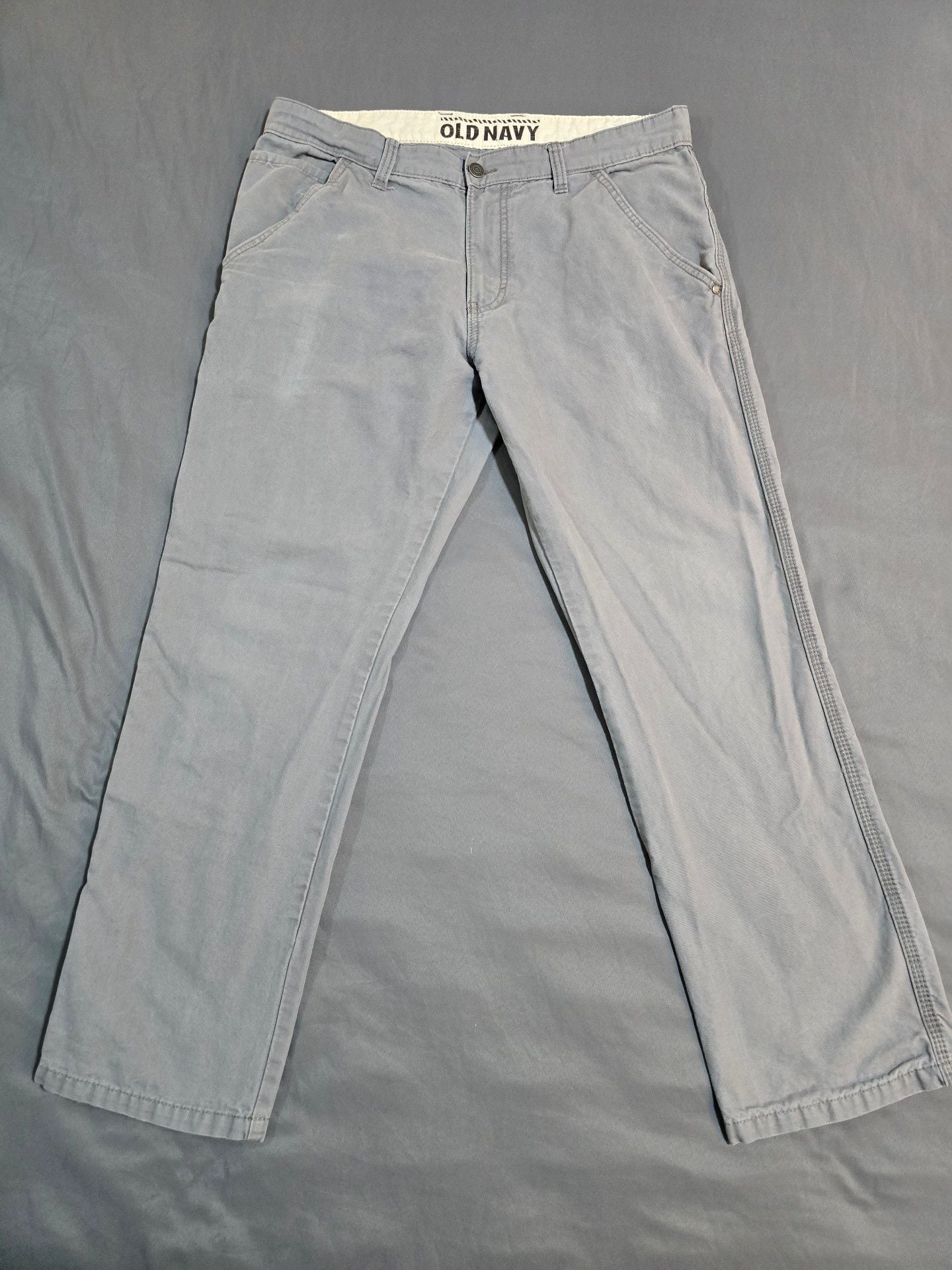 Old Navy Straight Pants Gray 2
