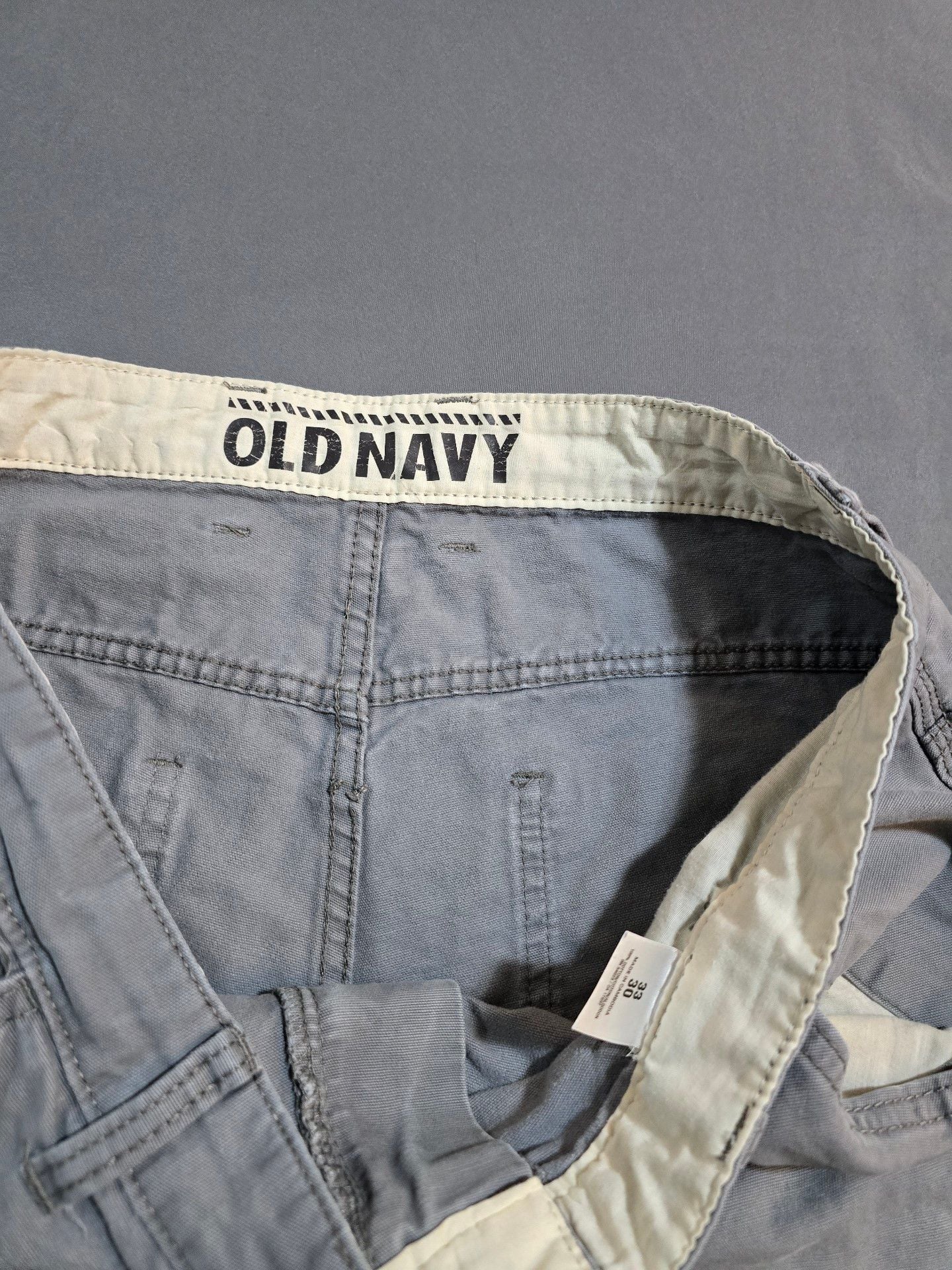 Old Navy Straight Pants Gray 4