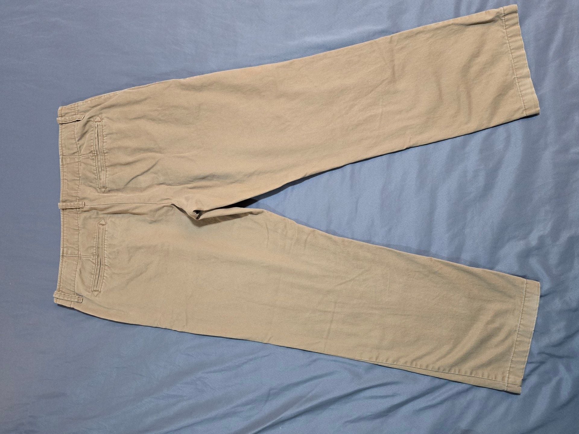 Old Navy The Broken-In Khaki Straight Fit 34x30 Tan Chinos 3
