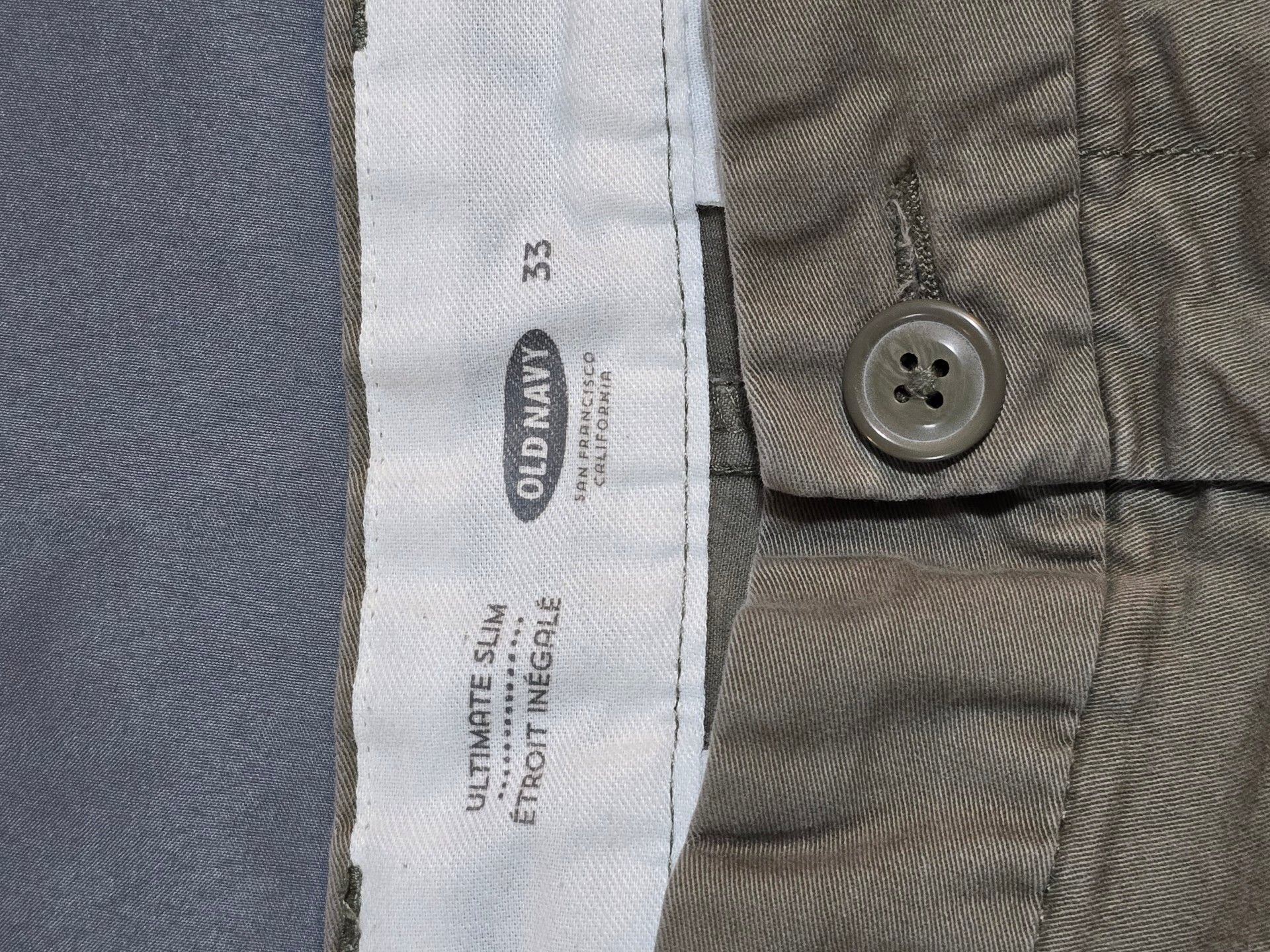 Old Navy Ultimate Slim Shorts Size 33 Khaki Tan Chino 3