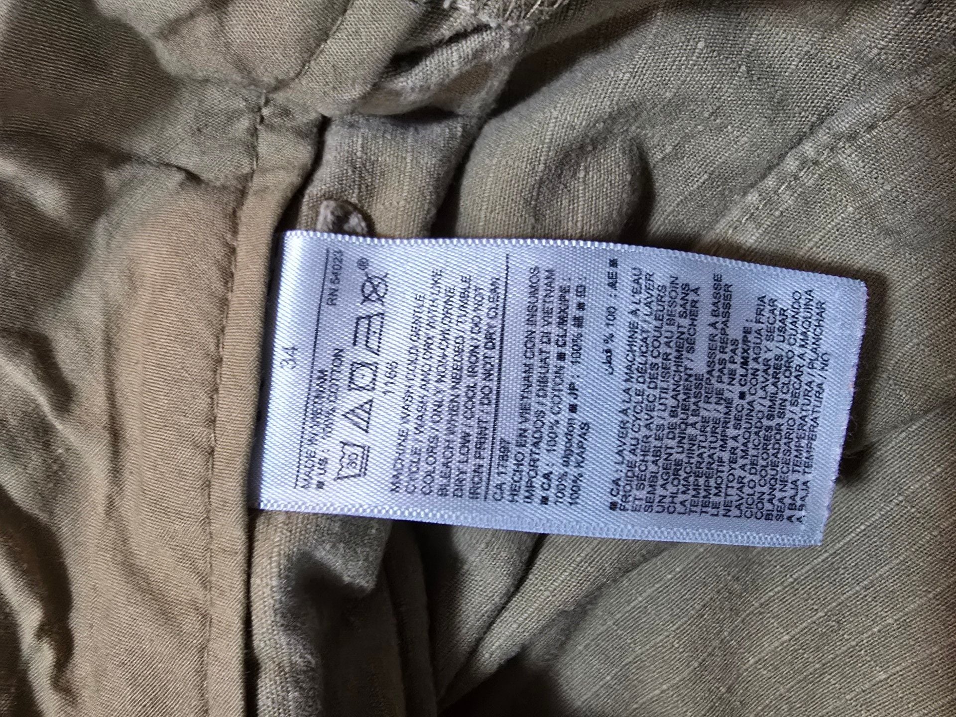 Old Navy Cargo Shorts Size 34 Khaki Ripstop Cotton 4