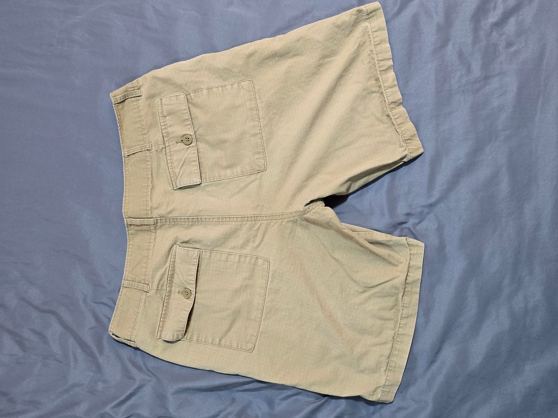 Old Navy Cargo Shorts Size 34 Khaki Ripstop Cotton 5