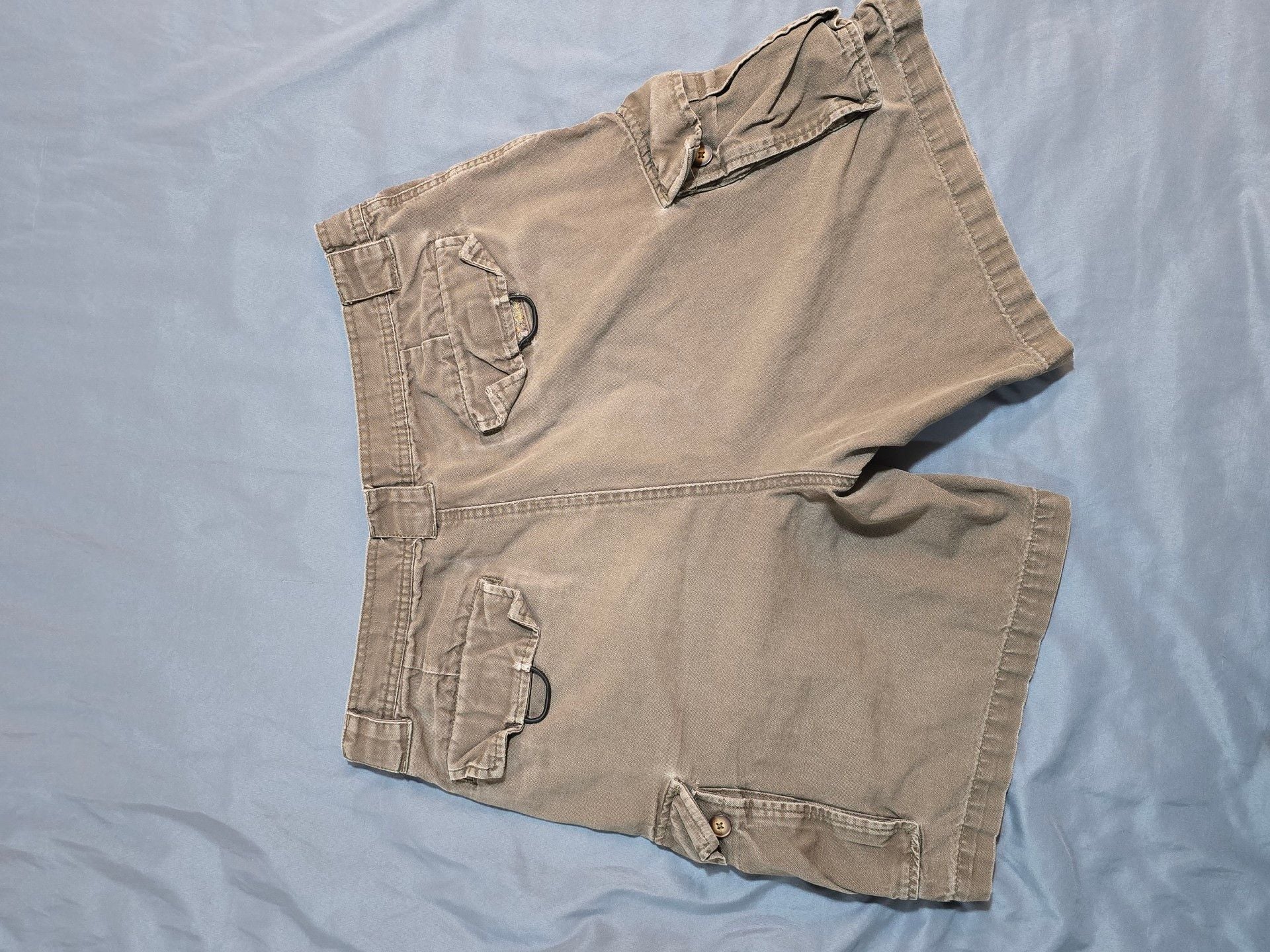 American Eagle Outfitters Cargo Shorts Size 36 Brown Cotton 4
