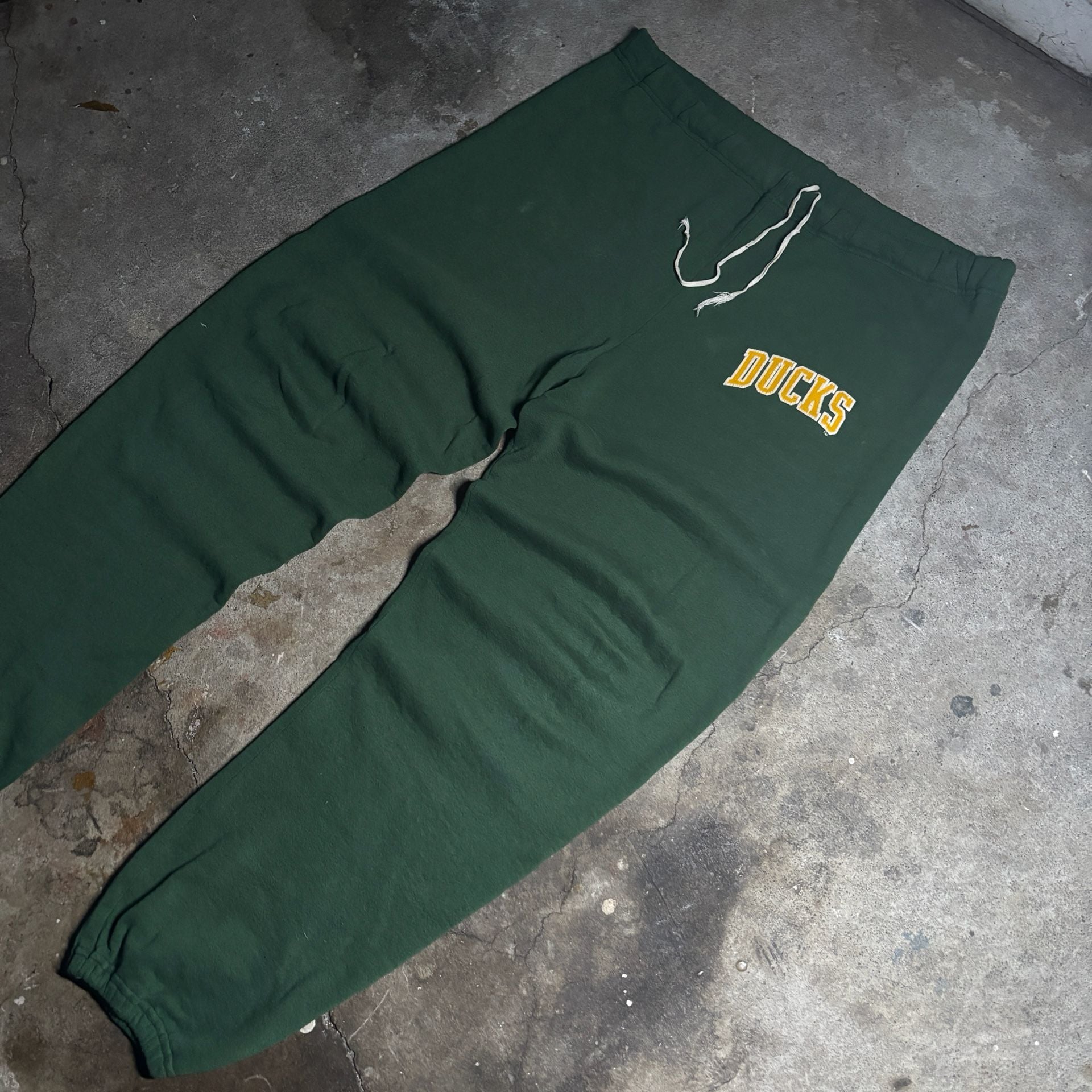 Vintage 90s Russel athletic Oregon Ducks Sweatpants Green 4