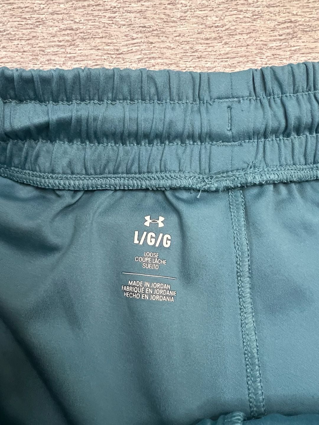 Under Armour UA Motion Shorts Men’s Large Teal Loose Fit 1386982 NWT 4