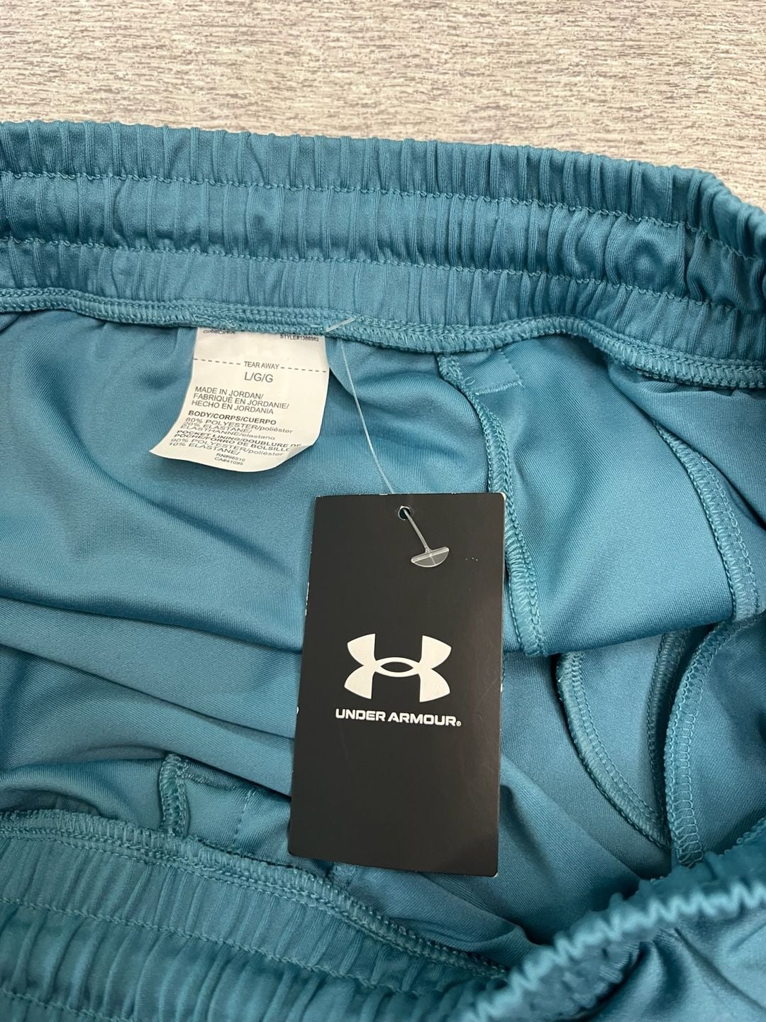 Under Armour UA Motion Shorts Men’s Large Teal Loose Fit 1386982 NWT 12