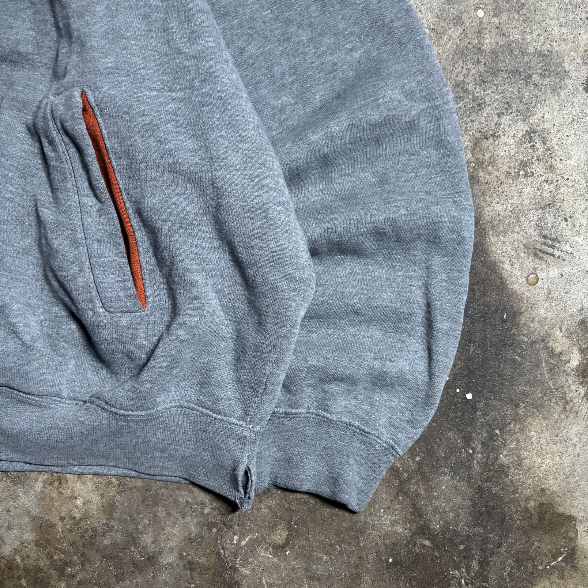 Rare Vintage 1990s Texas Longhorns Hoodie Grey Orange 4